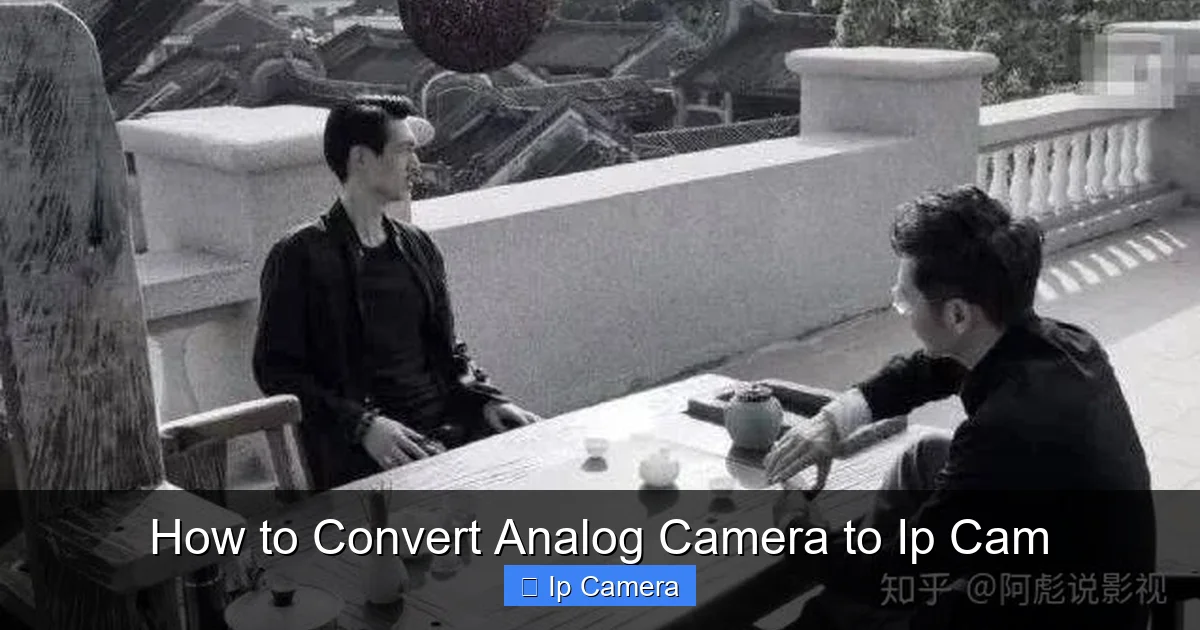 How to Convert Analog Camera to Ip Cam