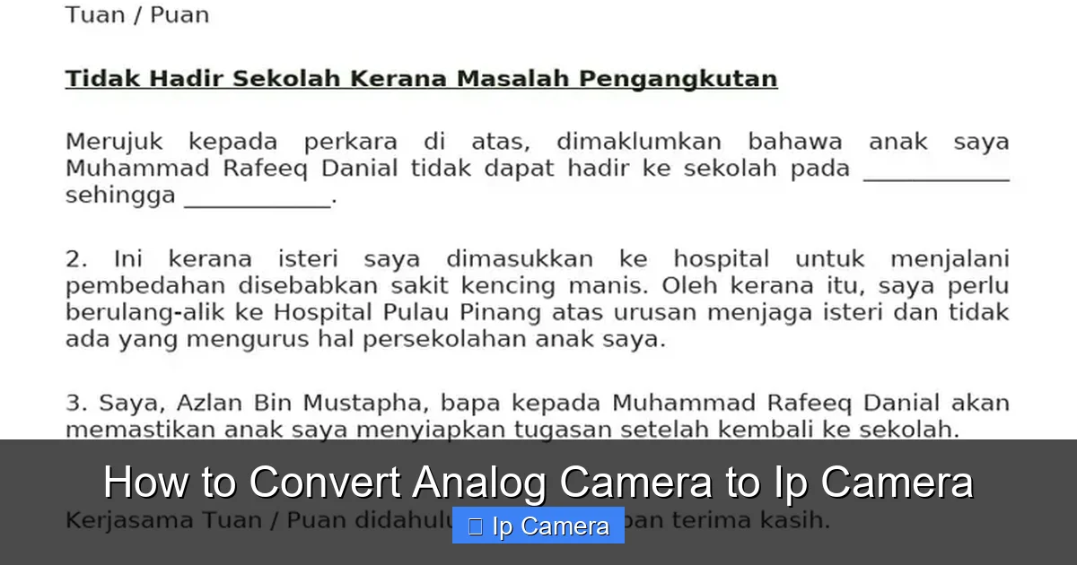 How to Convert Analog Camera to Ip Camera