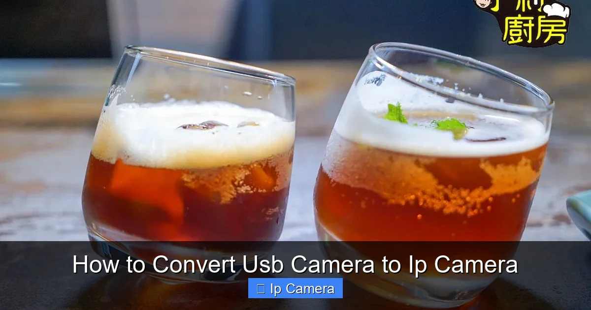 How to Convert Usb Camera to Ip Camera