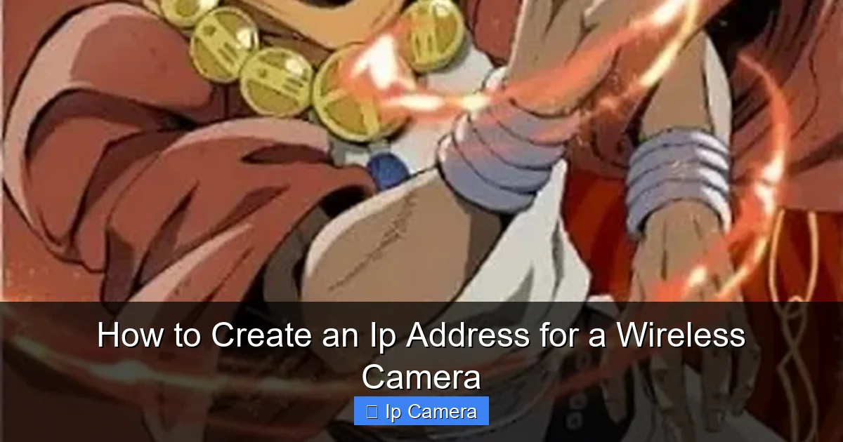 How to Create an Ip Address for a Wireless Camera