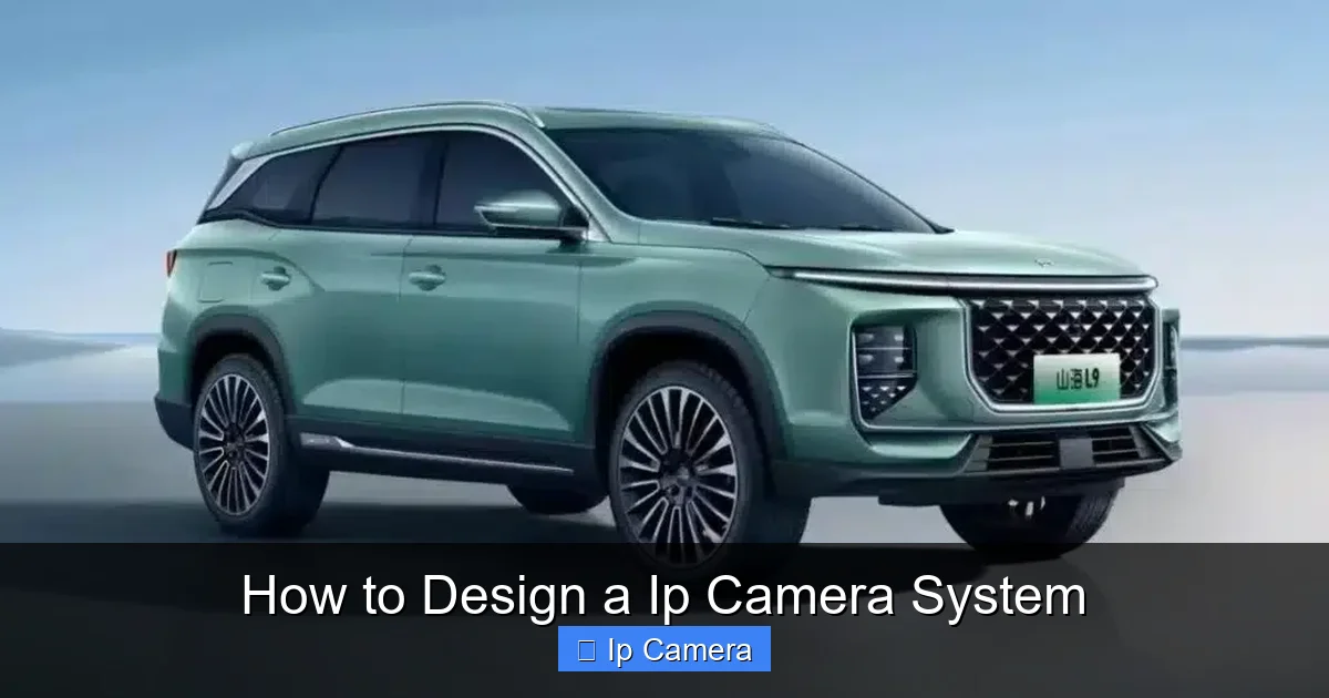 How to Design a Ip Camera System