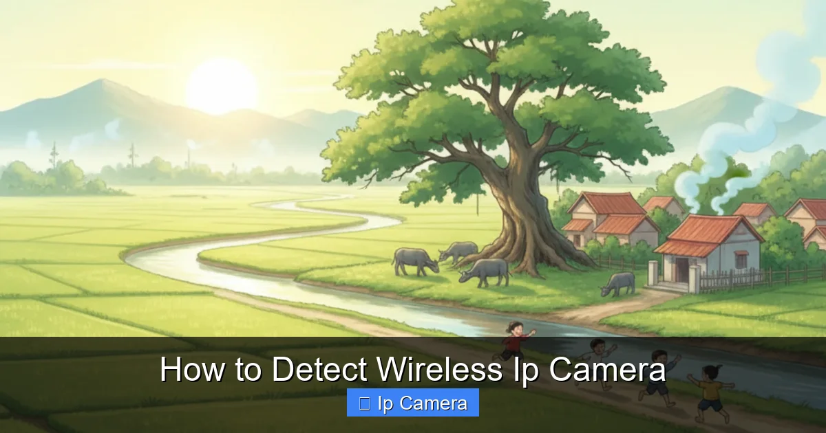 How to Detect Wireless Ip Camera