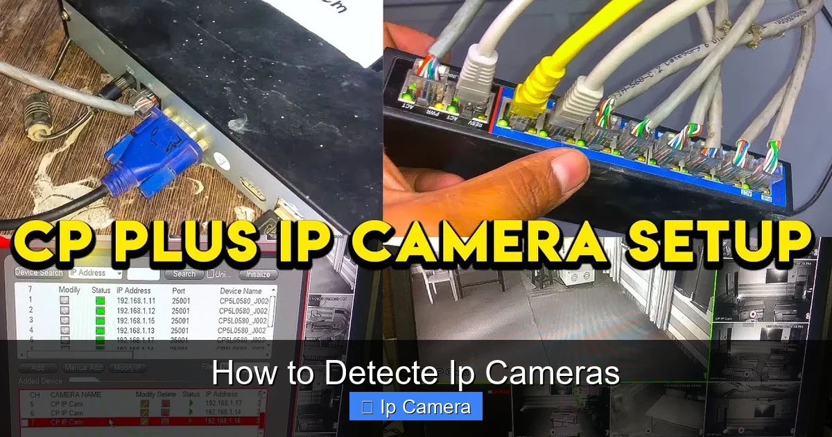 How to Detecte Ip Cameras