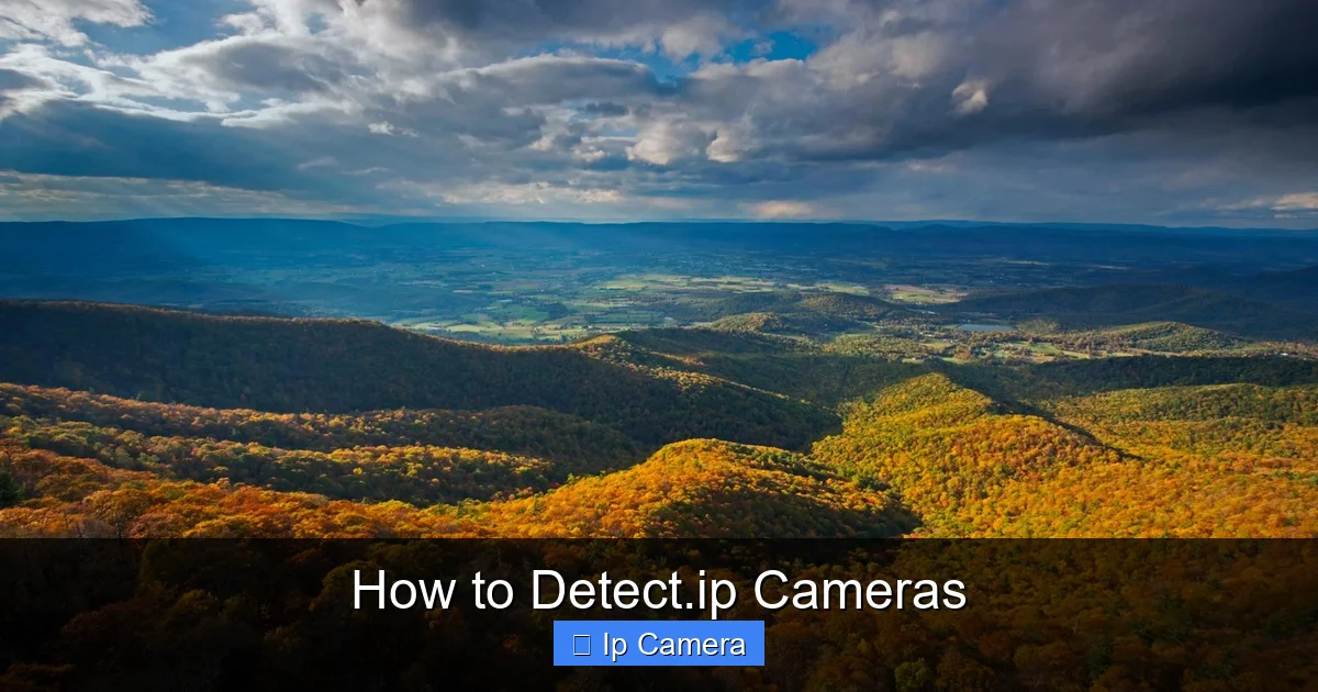 How to Detect.ip Cameras