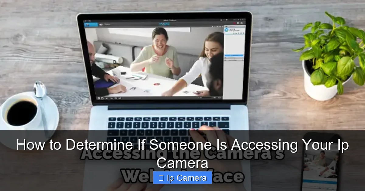 How to Determine If Someone Is Accessing Your Ip Camera