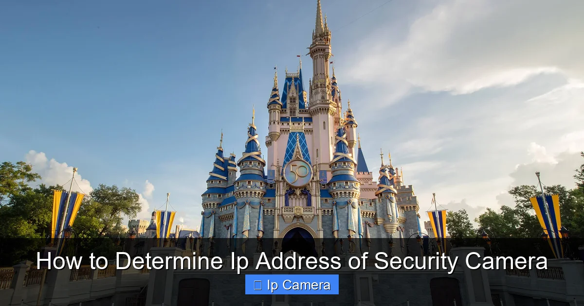 How to Determine Ip Address of Security Camera