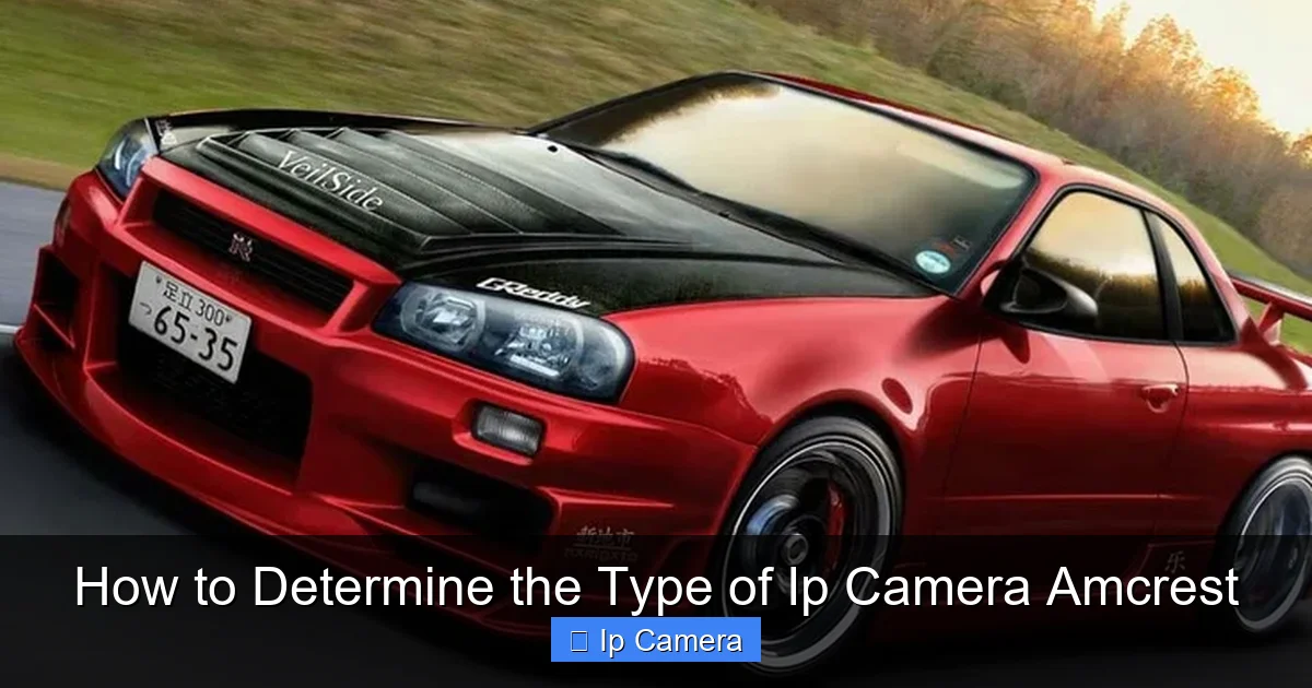 How to Determine the Type of Ip Camera Amcrest