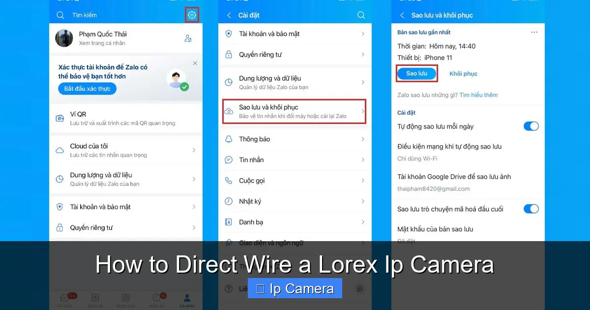How to Direct Wire a Lorex Ip Camera