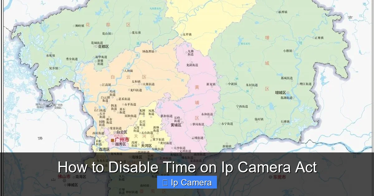 How to Disable Time on Ip Camera Act