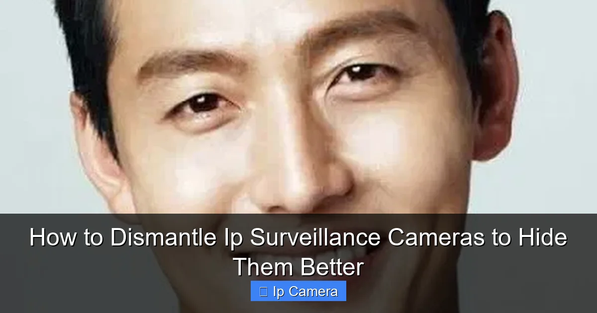 How to Dismantle Ip Surveillance Cameras to Hide Them Better