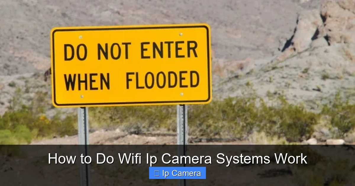How to Do Wifi Ip Camera Systems Work