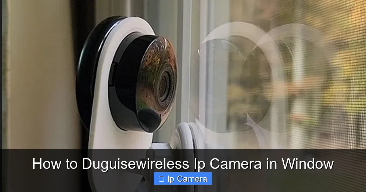 How to Duguisewireless Ip Camera in Window