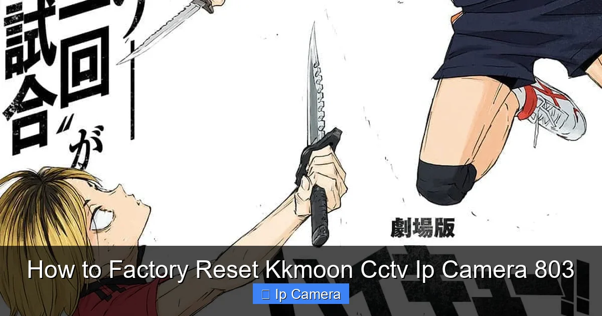 How to Factory Reset Kkmoon Cctv Ip Camera 803