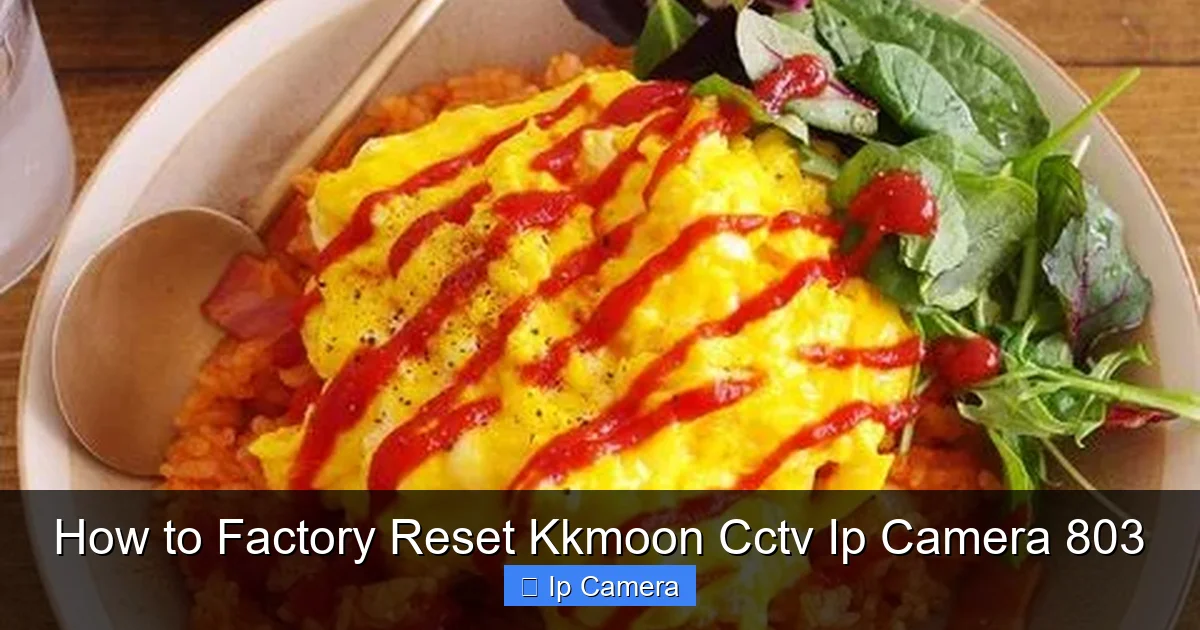 How to Factory Reset Kkmoon Cctv Ip Camera 803
