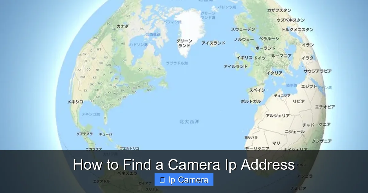 How to Find a Camera Ip Address