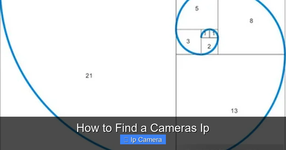 How to Find a Cameras Ip