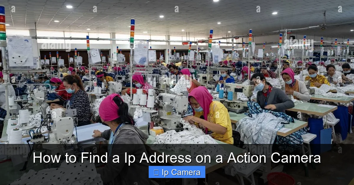 How to Find a Ip Address on a Action Camera