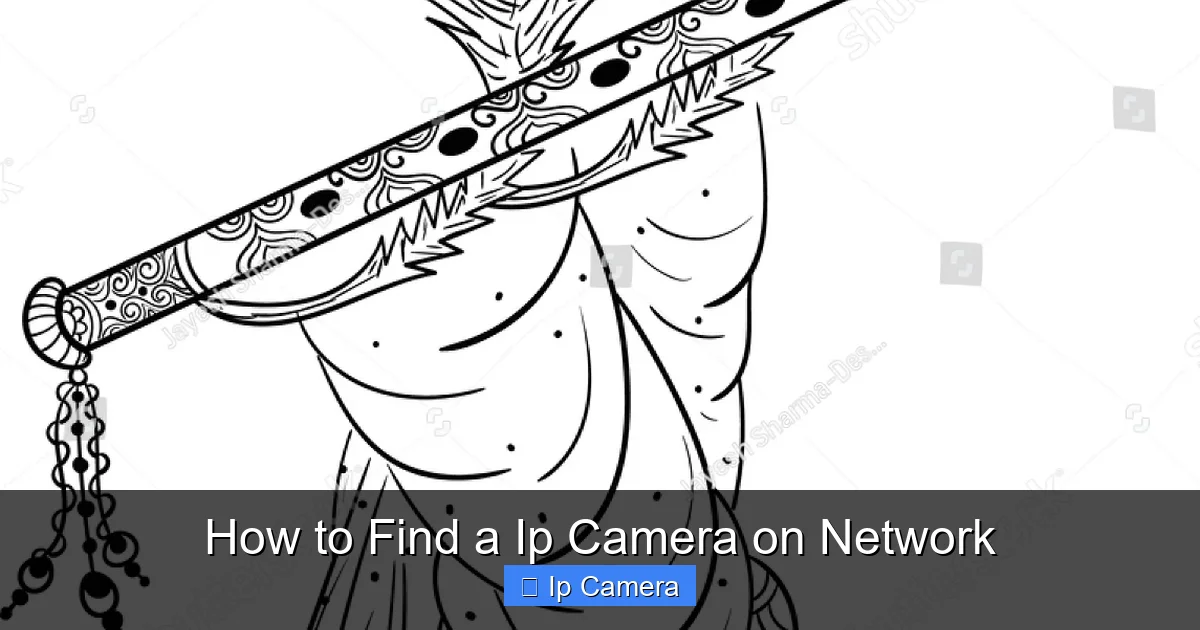 How to Find a Ip Camera on Network