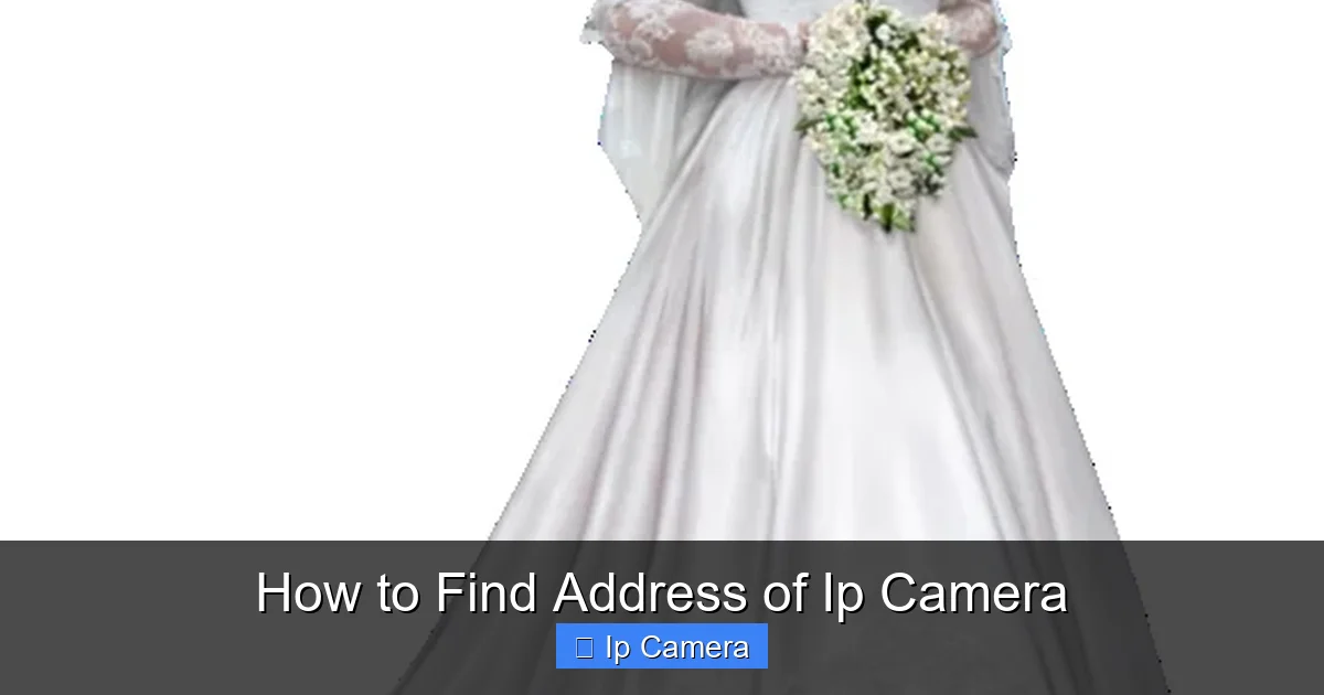 How to Find Address of Ip Camera