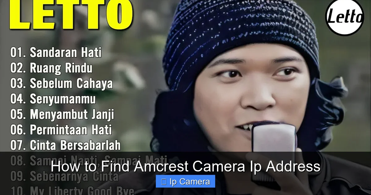 How to Find Amcrest Camera Ip Address