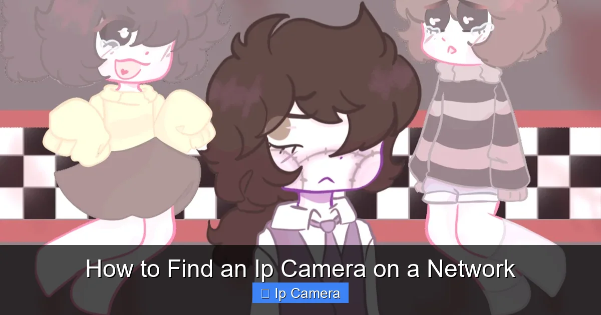 How to Find an Ip Camera on a Network