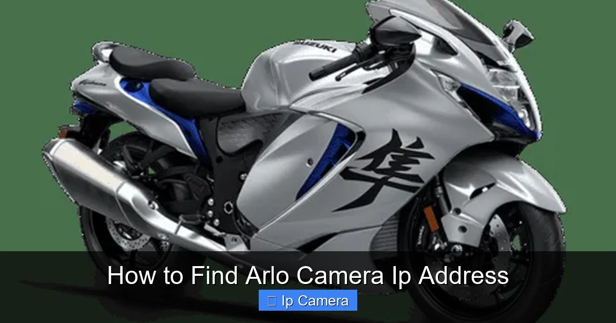 How to Find Arlo Camera Ip Address