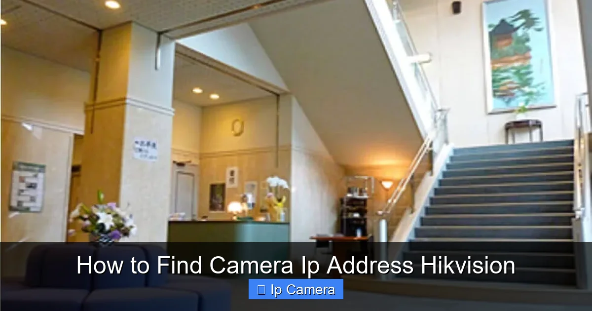 How to Find Camera Ip Address Hikvision