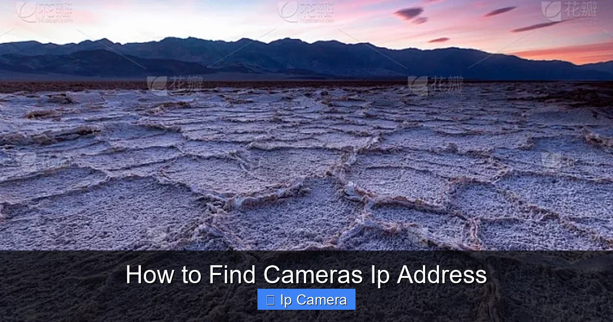 How to Find Cameras Ip Address