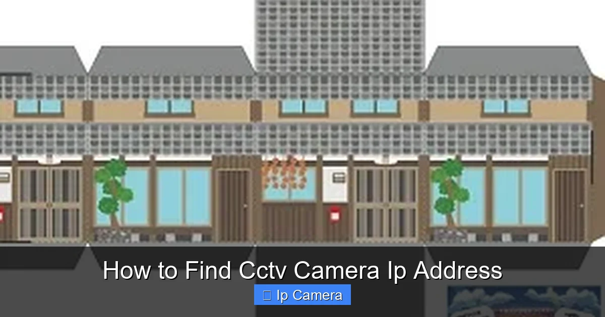 How to Find Cctv Camera Ip Address