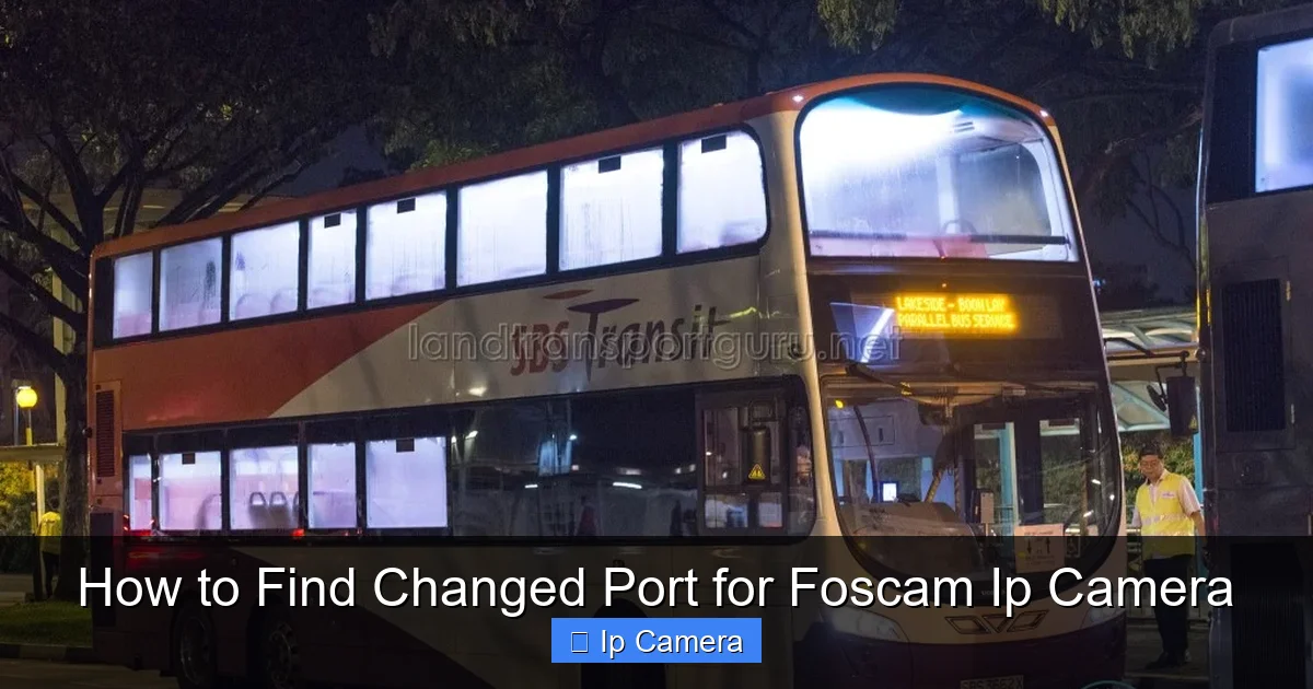 How to Find Changed Port for Foscam Ip Camera