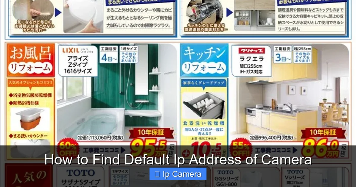 How to Find Default Ip Address of Camera