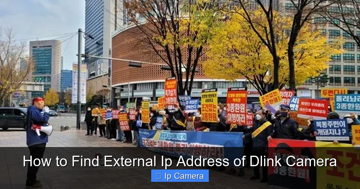 How to Find External Ip Address of Dlink Camera