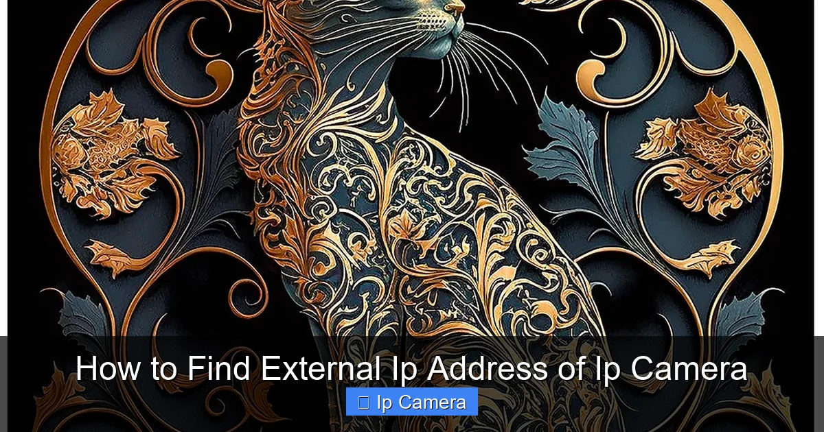 How to Find External Ip Address of Ip Camera