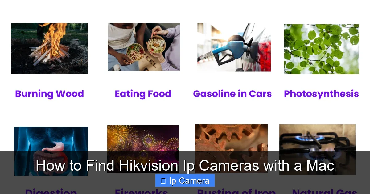 How to Find Hikvision Ip Cameras with a Mac