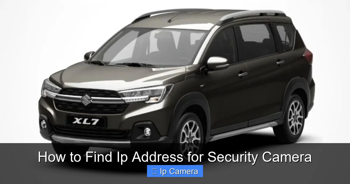 How to Find Ip Address for Security Camera