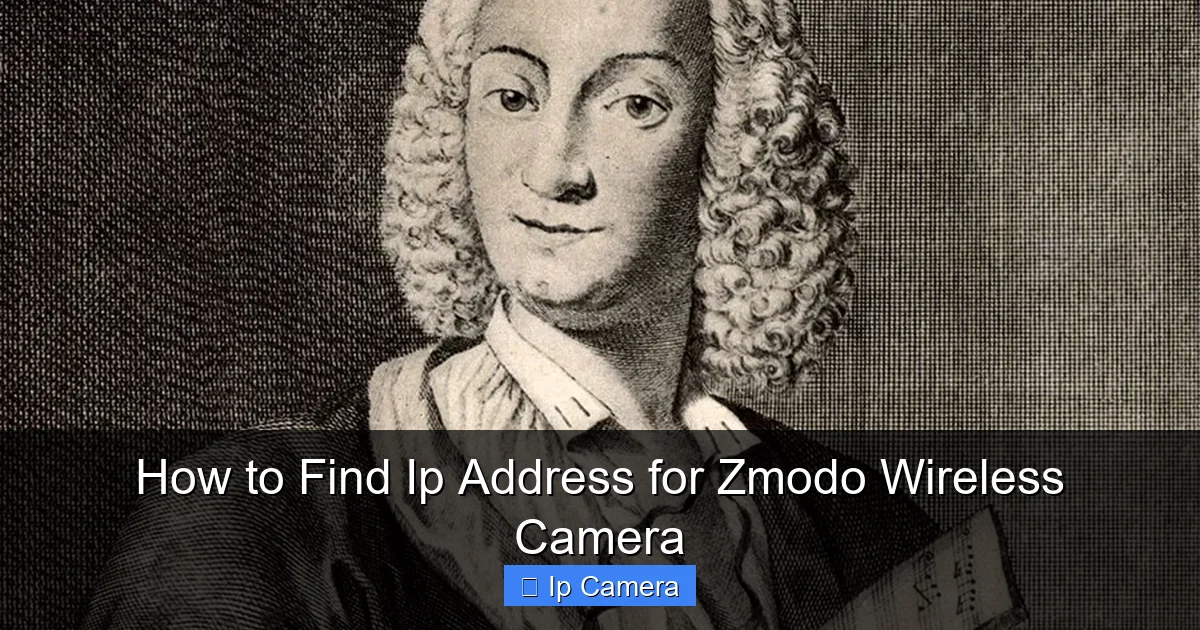 How to Find Ip Address for Zmodo Wireless Camera