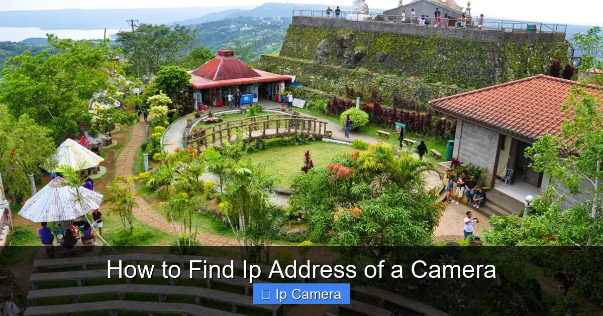 How to Find Ip Address of a Camera