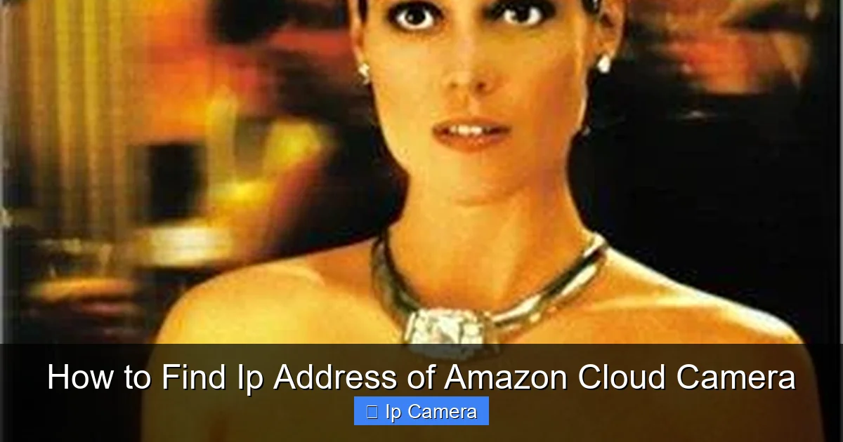 How to Find Ip Address of Amazon Cloud Camera