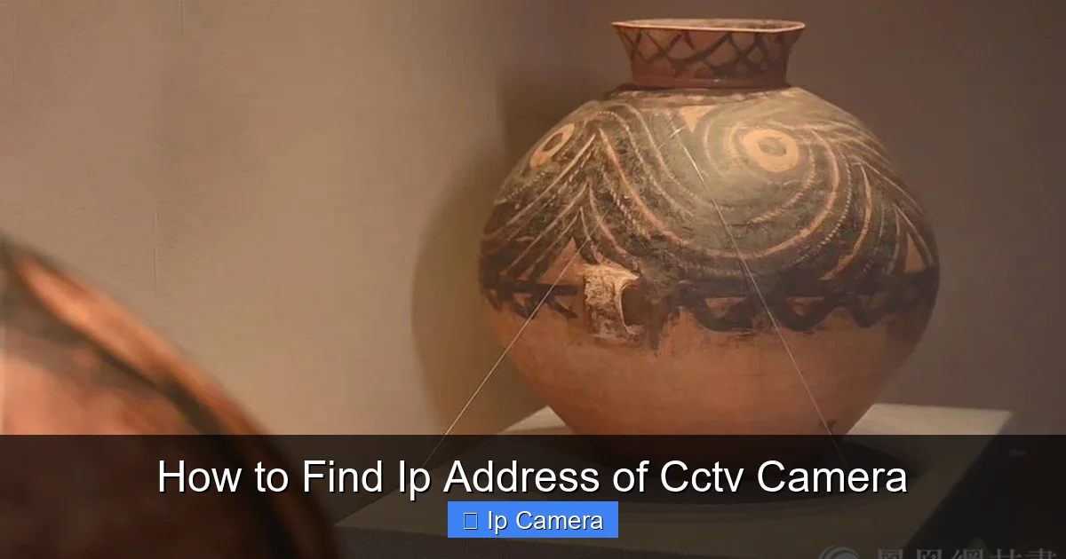 How to Find Ip Address of Cctv Camera