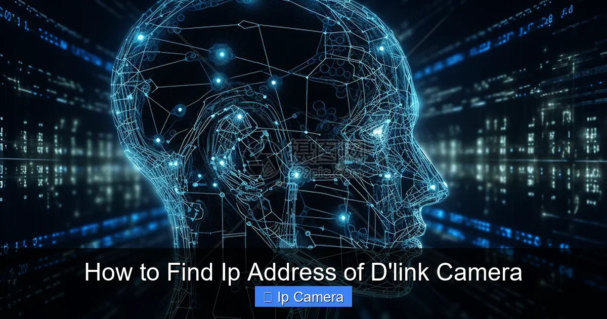 How to Find Ip Address of D'link Camera