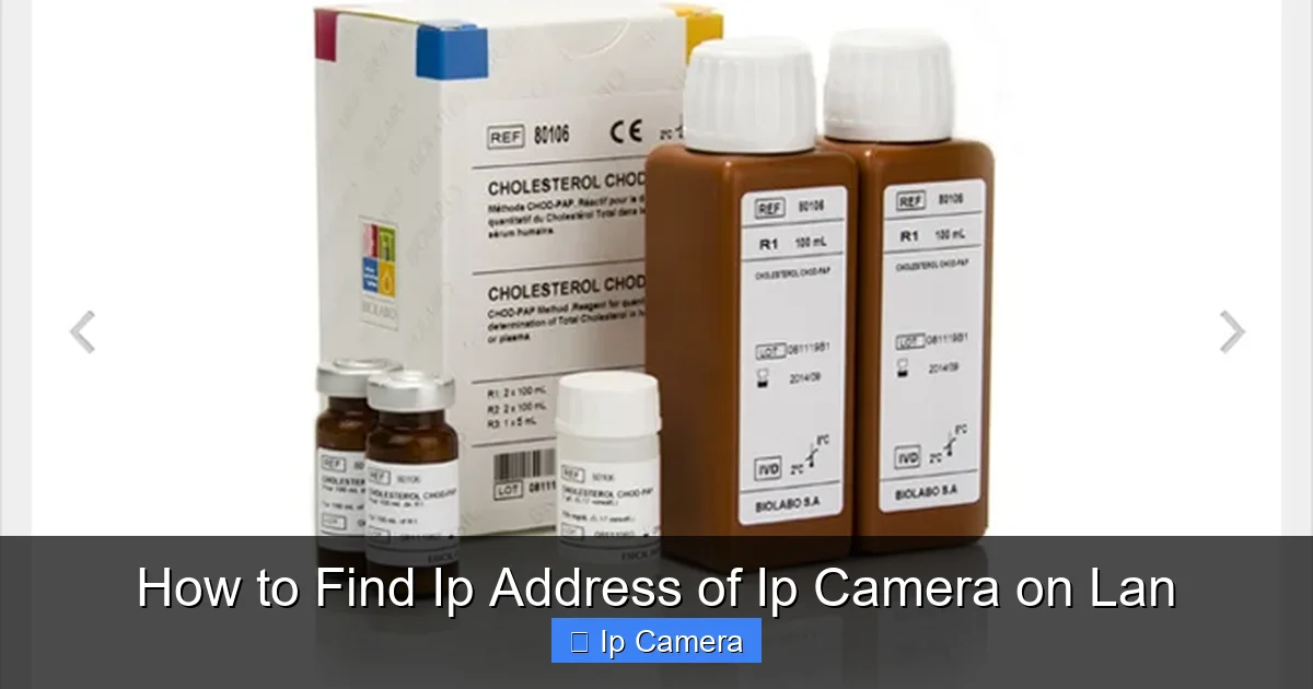 How to Find Ip Address of Ip Camera on Lan