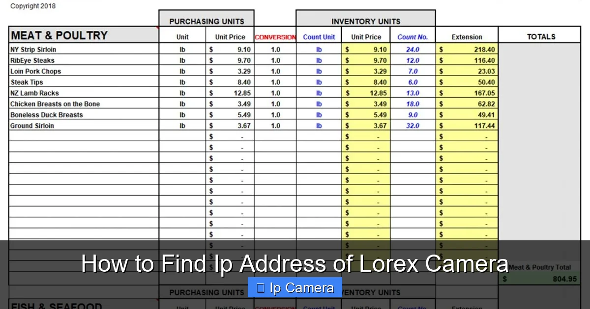 How to Find Ip Address of Lorex Camera