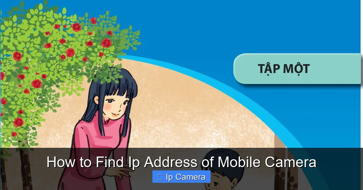 How to Find Ip Address of Mobile Camera