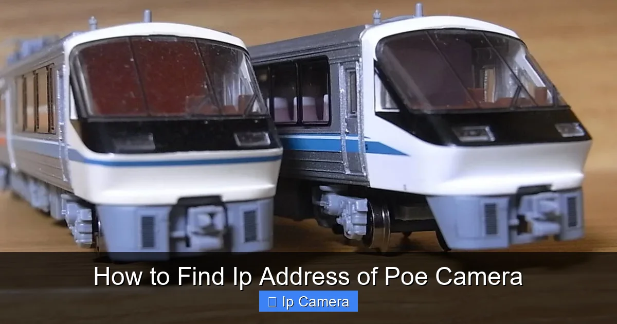 How to Find Ip Address of Poe Camera