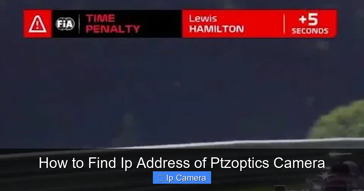 How to Find Ip Address of Ptzoptics Camera