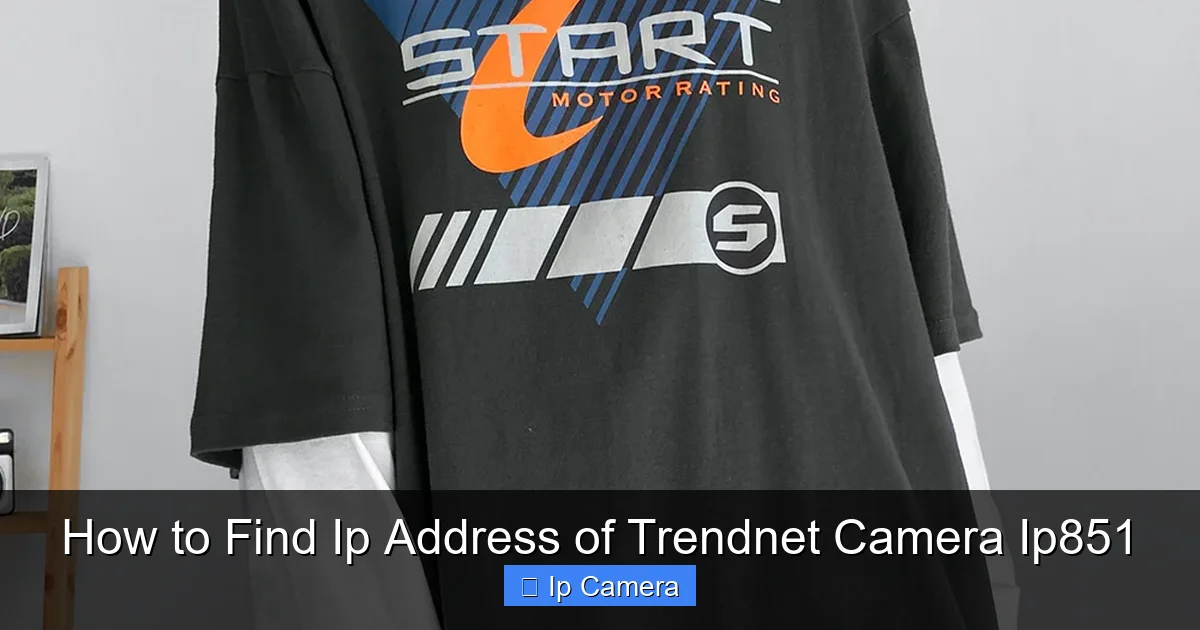 How to Find Ip Address of Trendnet Camera Ip851