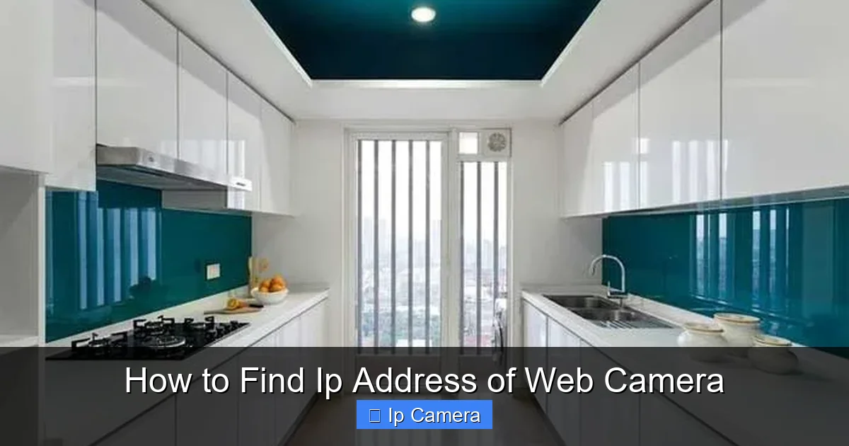 How to Find Ip Address of Web Camera