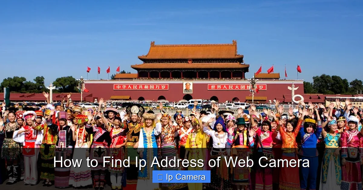 How to Find Ip Address of Web Camera