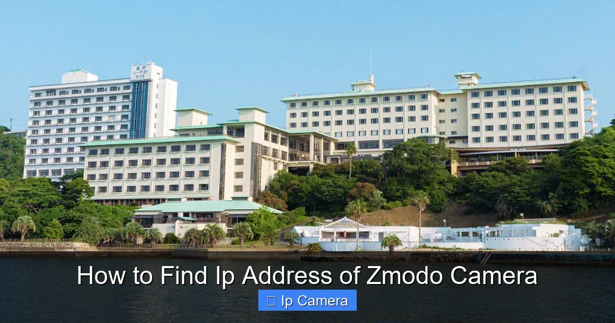 How to Find Ip Address of Zmodo Camera