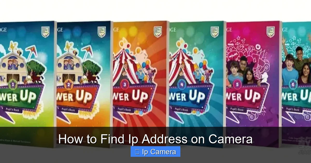 How to Find Ip Address on Camera